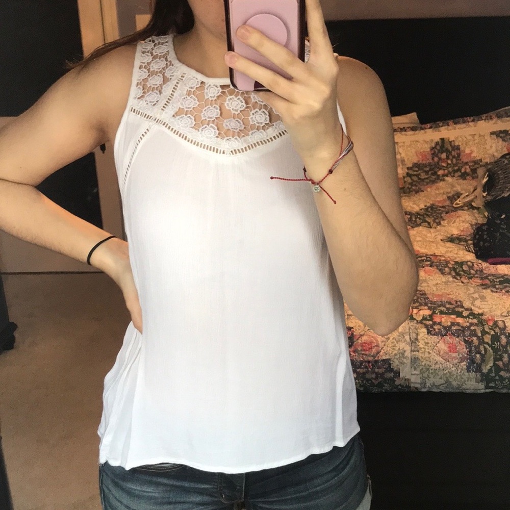 White tank top